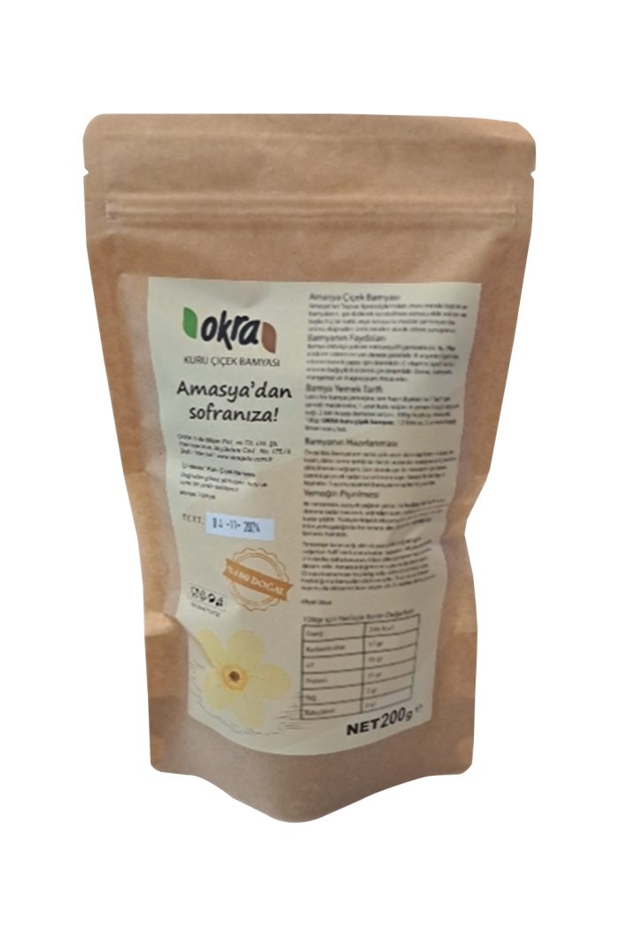 OKRA Kuru Çiçek Bamyası - 200gr Paket - 2024 Mahsulü - Görsel 2